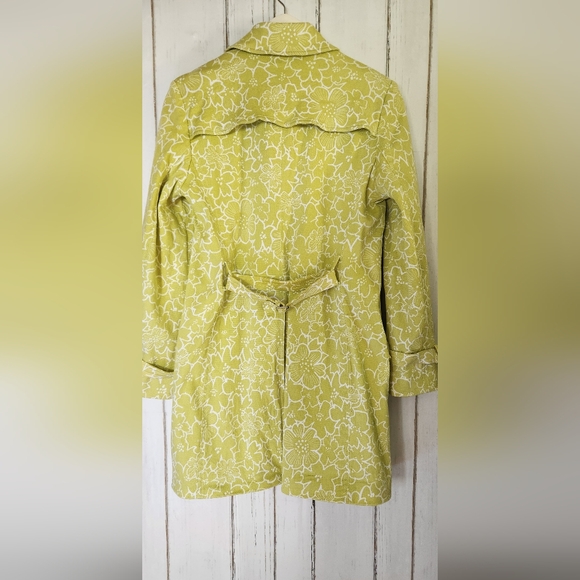 Anne Klein Floral Cotton Jacket Sz 4 - Picture 13 of 16